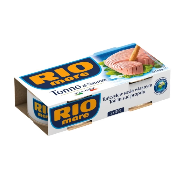 Rio Mare Тунец в собственном соку 2 х 160 гр - image 1