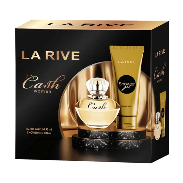 Set La Rive Woman Cash (apa de parfum90ml+gel de dus 100ml) - image 1