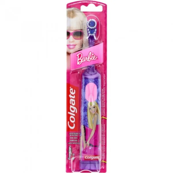 Детская электрическая зубная щетка Colgate Barbie, супермягкая - image 1