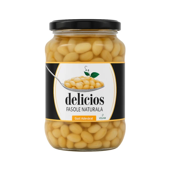 Delicios Conservatie Fasole naturale 720 ml - image 1