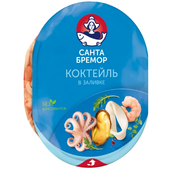 Cocktail de fructe de mare оn lichid de acoperire 180g - image 1