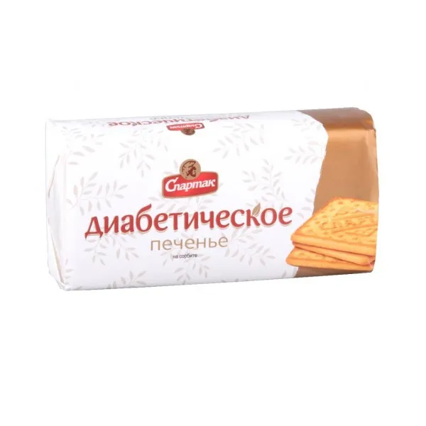 Biscuiti SPARTAK cu sorbitol 100g - image 1