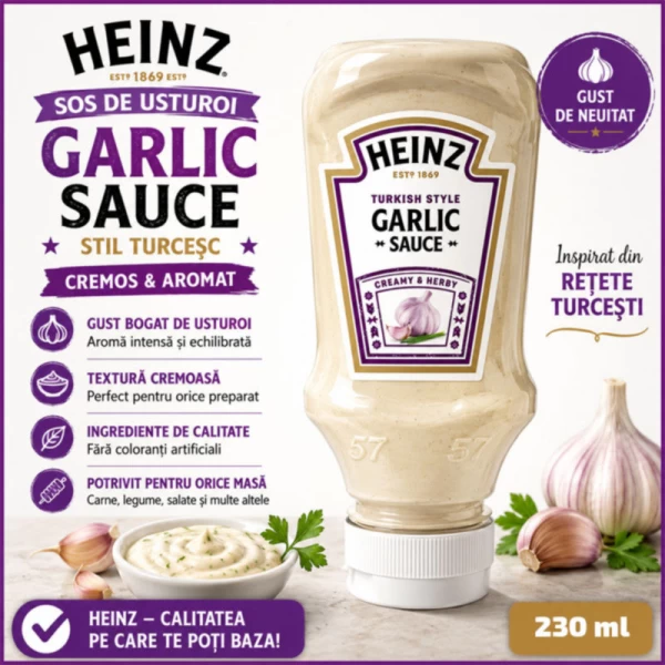 Heinz Sos Usturoi 230 g - image 2