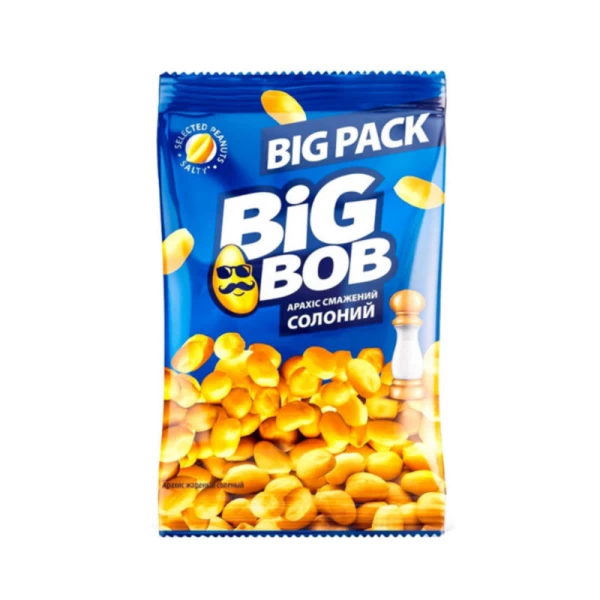 Арахис жареный соленый Big Bob 120г - image 2
