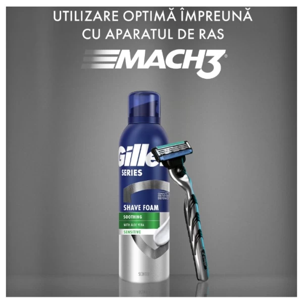 Gillette Series Spuma Ras Soothing 200 ml - image 3