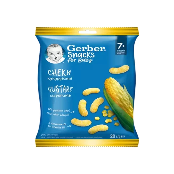 Gerber Снэк из кукурузы, с 7 месяцев, 28 г - image 1