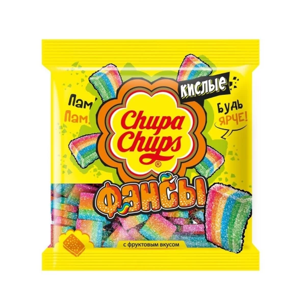 Chupa Chups Жевательный мармелад Кислые Фансы 100 г - image 1