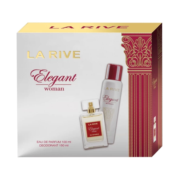 Набор La Rive Woman Elegant (парфюмированная вода 100мл+дезодорант 150см3) - image 1