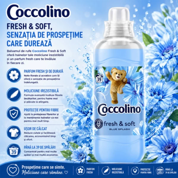 Coccolino Balsam de rufe 975ml Blue Splash - image 2