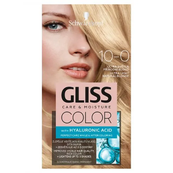 Gliss Color Vopsea de par 10-0 Blond Natural Deschis - image 1