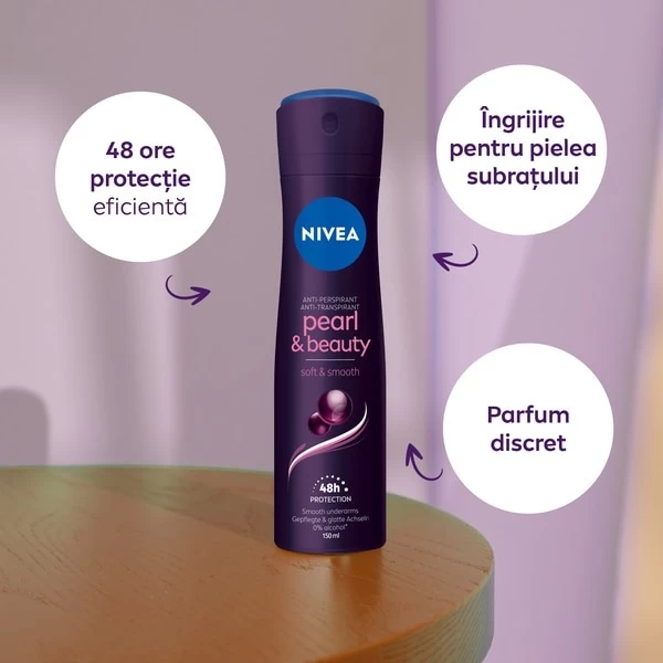Nivea Дезодорант spray Pearl & Beauty Fine 150 мл - image 2