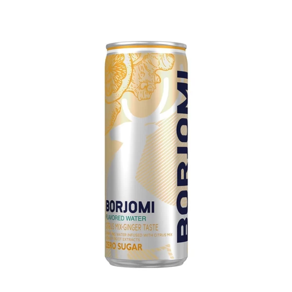 Borjomi Apa cu gust de mix de citrice si ghimbir 0,33l - image 1