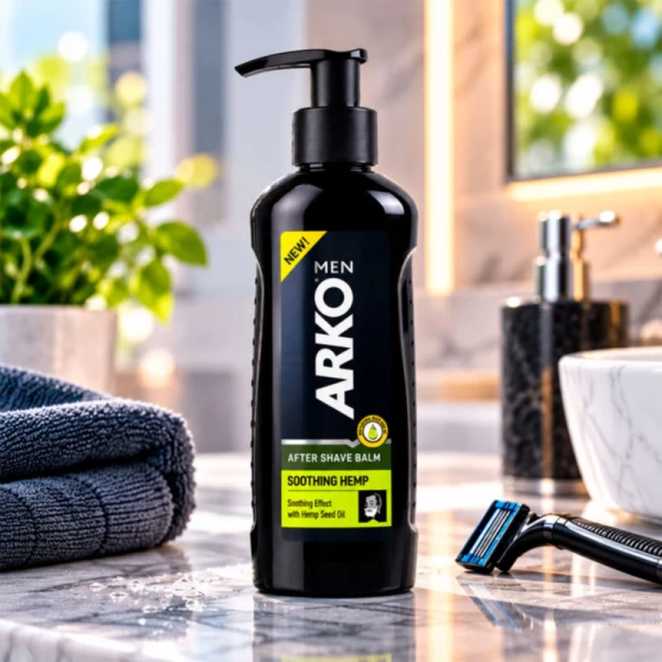 Arko Men Balsam dupa ras Ulei de seminte de canepa 200 ml - image 2