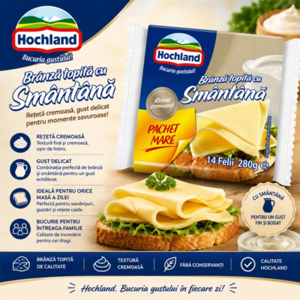 Hochland Сыр плавленый ломтики 280г - image 2