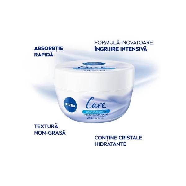 Nivea Crema pentru fata si corp Care 100 ml - image 3