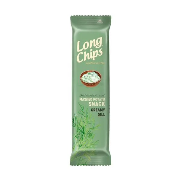Long Chips din cartofi cu smantana si marar 75gr - image 1