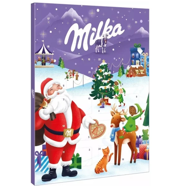 Milka Новогодний подарок Календарь 90г - image 2