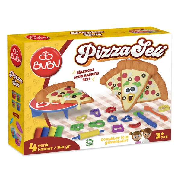Set cu plastilina de modelat PLAY DOUGH Gatim pizza - image 1