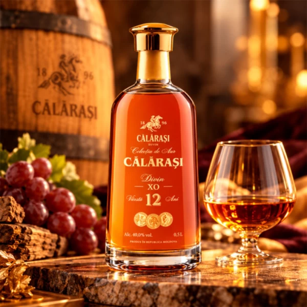 Divin Calarasi Colectia de Aur XO 12 ani, 500 ml - image 2
