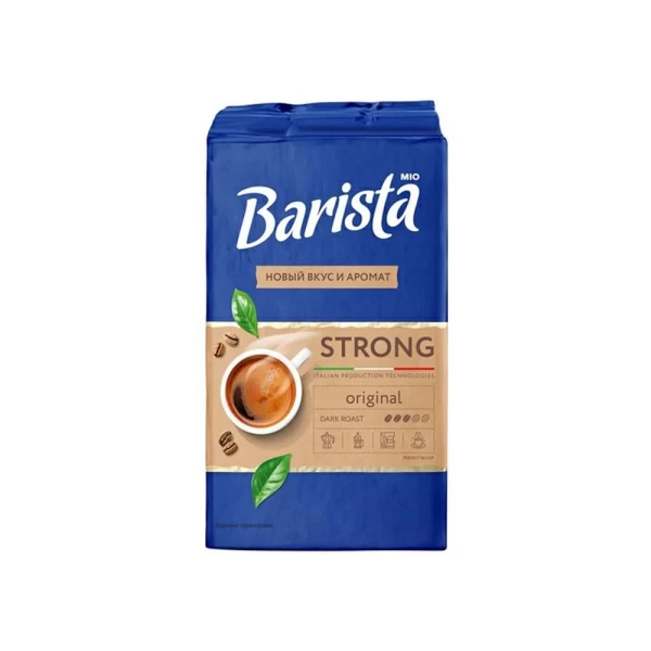 Кофе молотый Barista MIO Strong 225г - image 1