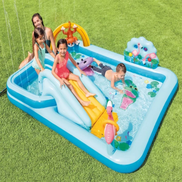 Centru de joacă gonflabil Junglă, 244×198×71 cm, 493 L, max. 81 kg, 2+ ani, Intex (57161) - image 2