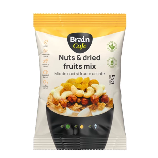 Brain Cafe Mix de nuci si fructe uscate 125 g - image 1