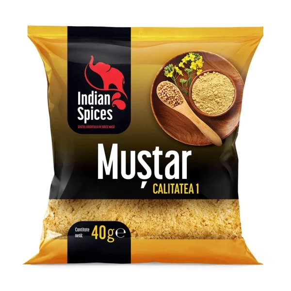 Горчица молотая, первый сорт Indian Spices, 40г - image 1