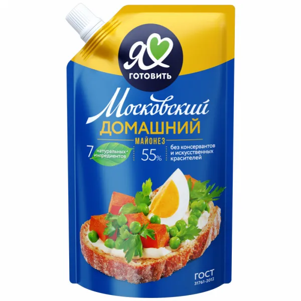 Maioneza Moskovskii provansal de casa 390 ml 55 % - image 2