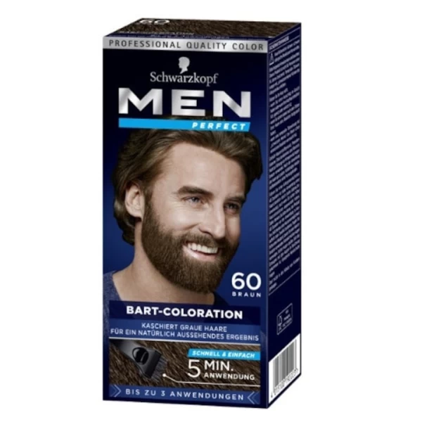 Краска для волос Schwarzkopf Men Perfect 60 натуральный Средне-Каштановый 80 мл - image 1