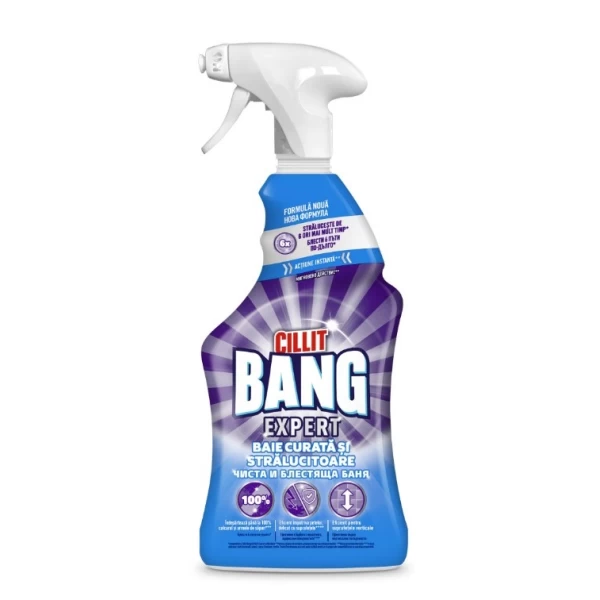 Cillit Bang Spray Solutie curatare baie curata si stralucitoare 750ml - image 1