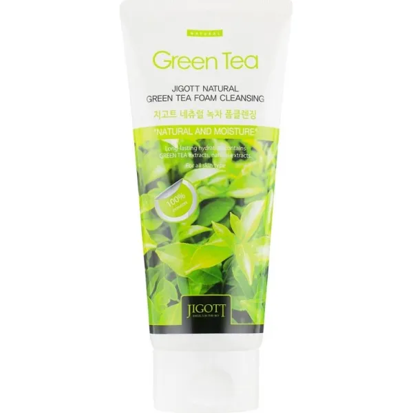 Jigott Spuma pentru spalare  Natural Green Tea 180ml - image 3