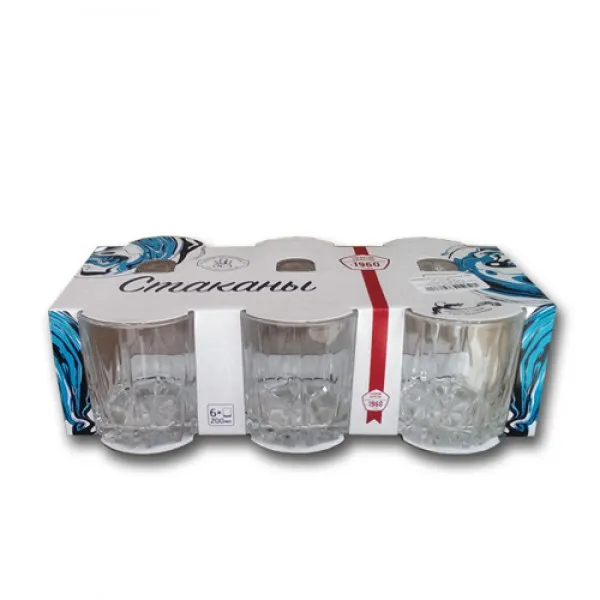 Набор стаканов VENETIA 200 мл 6 шт. Виски - image 2