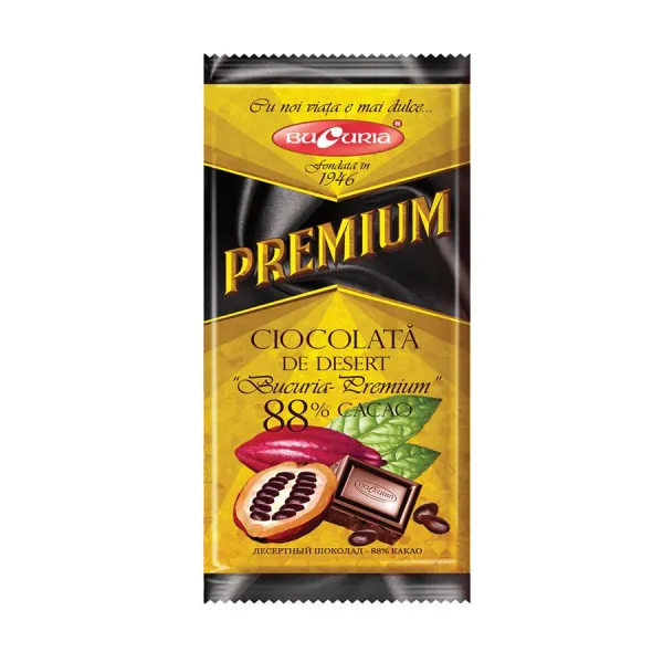 Bucuria Ciocolata Premium 90g (88% cacao) - image 1