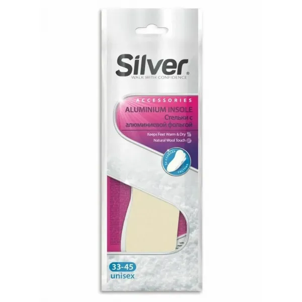 SILVER Внутренняя подошва с частицами алюминия - image 1