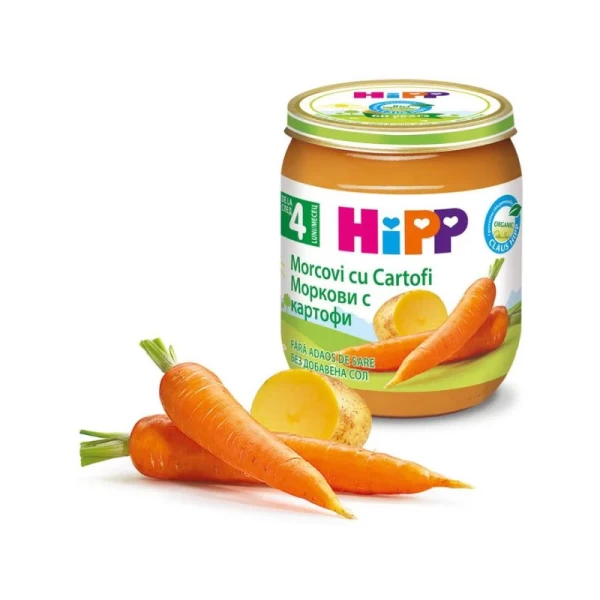 HIPP Piure de morcovi cu cartofi 4 luni 125 g - image 2