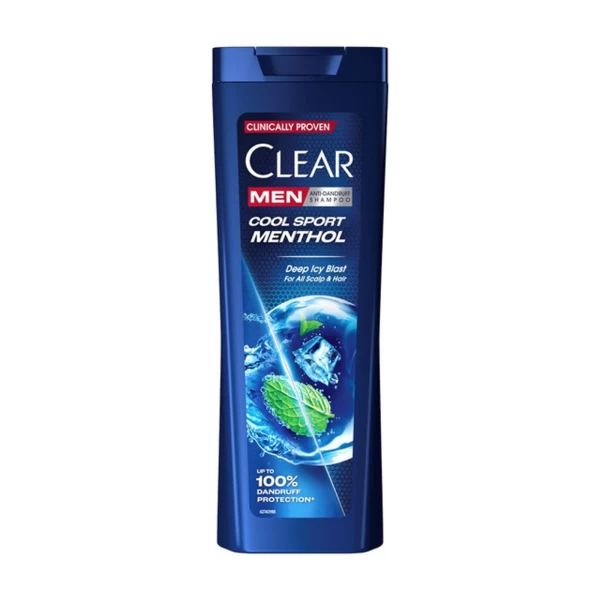 Clear Шампунь для мужчин 360мл Cool Sport с ментолом - image 1