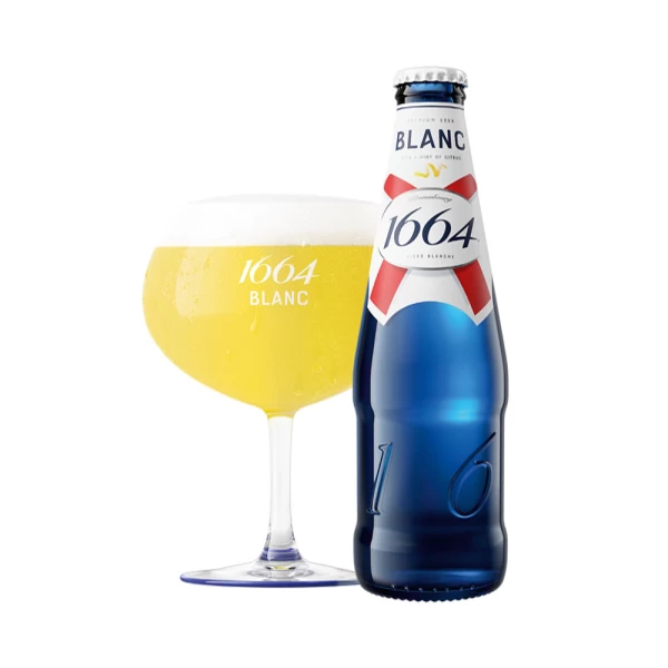 Пиво Kronenbourg 1664 Blanc 0.46 L - image 2
