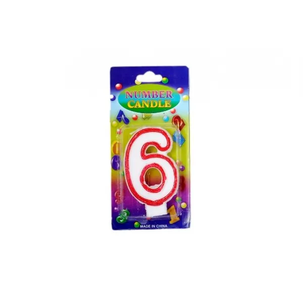 Свечи цифры 6 - image 1