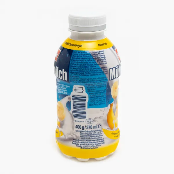 Йогурт Muller Mullermilk банановый питьевой 400мл - image 2