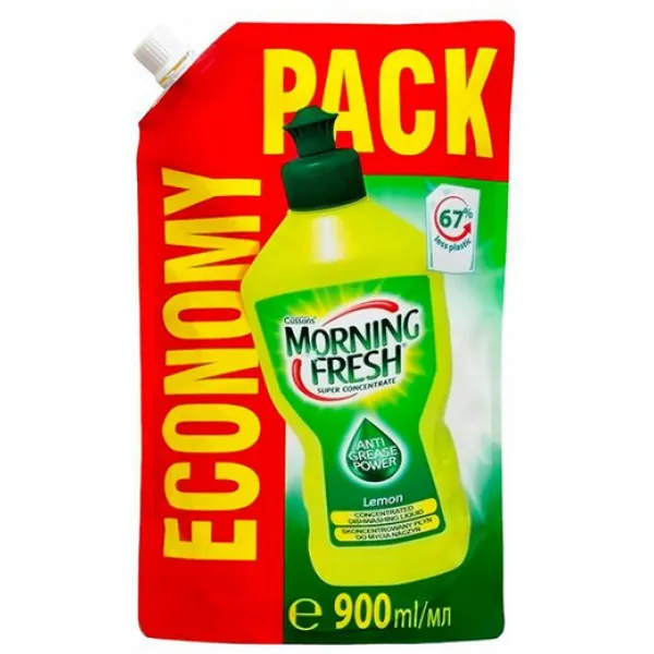 Morning Fresh Гель для мытья посуды 900мл рез. Лимон - image 1