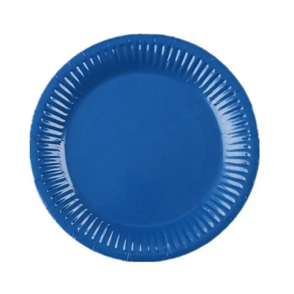 Silken SET 10 farfurii carton 180mm albastre - image 1