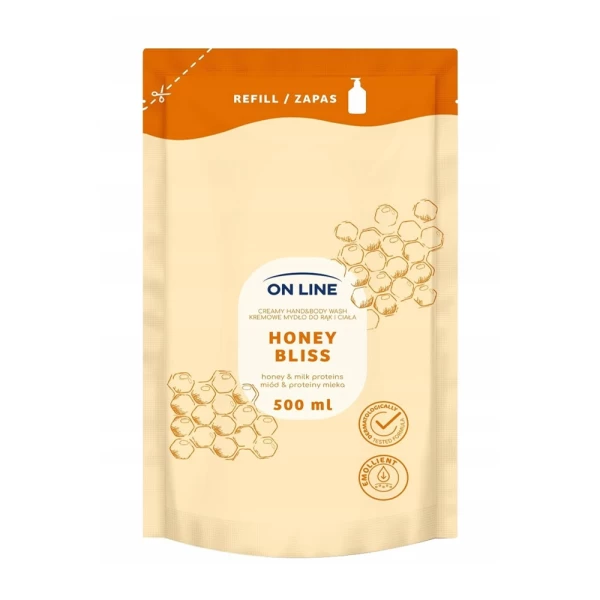 On Line Sapun crema 2in1 500ml (rezerva) Honey Bliss - image 1