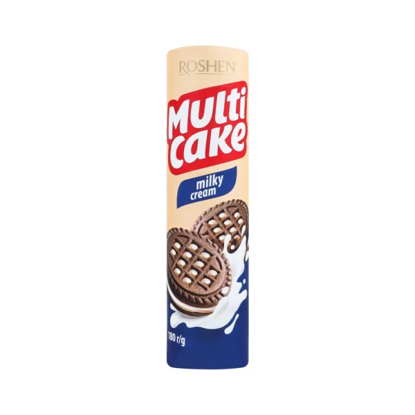 Biscuiti Roshen Multicake cu umplutura de lapte 180g - image 2