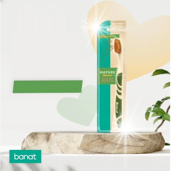 Banat Periuta de dinti Nature Miswak medie - image 2