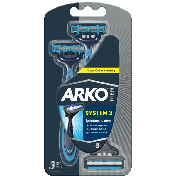 Arko Men 3 станок для бритья лезвия 3 штук - image 1