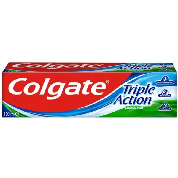 Colgate pasta de dinti Triple Action 100 ml - image 2