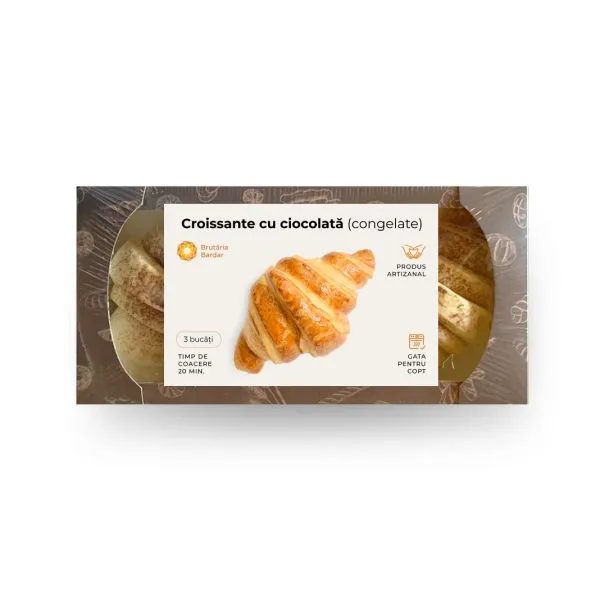 Brutaria Bardar Croissant cu crema de ciocolată 360g - image 1