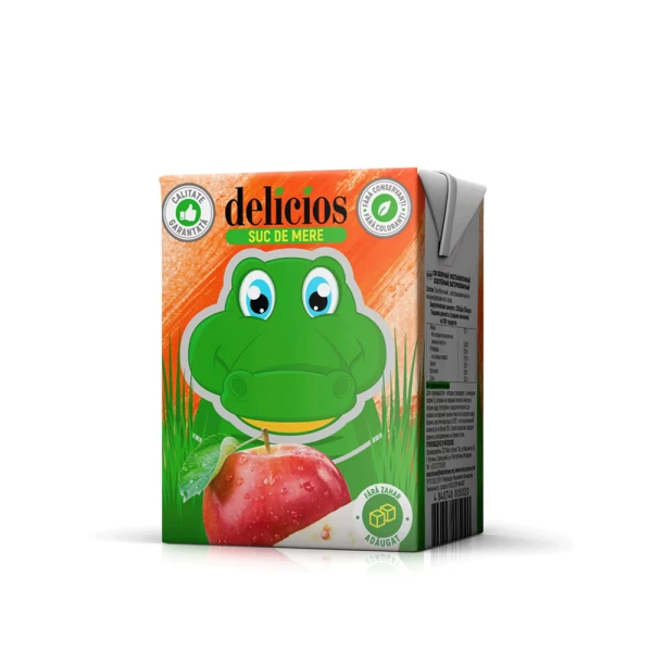 Delicios яблочный сок без сахара 0,2л - image 1
