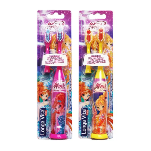 Longa Vita periuta de dinti vibro p/u copii WINX+Rezerva, 3+ ani - image 2