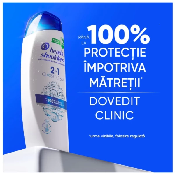 Head & Shoulders Шампунь 360ml 2in1 Classic Clean - image 2
